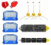 Kit de accesorios para Irobot Roomba 600 Series 671 692 694 697 698 650 651 660 690 Cepillo cepillo Filtro Rollo Piezas de repuesto