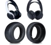 Almohadillas para auriculares Ps5 Pulse 3d Auriculares de reemplazo Almohadillas Almohadillas para los oídos Cubierta para los oídos Negro 2pcs