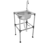 fregadero de acero inoxidable para cocina fregadero independiente Frío simple 42x37x75cm