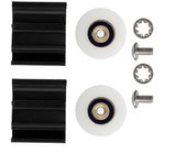 Halls Kits de reemplazo de ruedas de puertas de invernadero - 22mm estilo1364