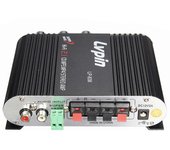 Lvpin838 Subwoofer 2.1 Canales Super Bass HiFi 12V CD MP3 MP4 Amplificador de radio estéreo para coche Negro