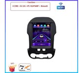 Loerss Reproductor de Android 13 para Ford Ranger 2012 2013 2014 2015 Sistema inteligente del coche Radio Multimedia Video GPS CarPlay Auto 4G + WI...