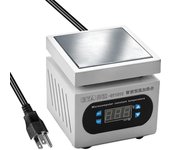 Estación de calentamiento de placa de aluminio Plataforma de precalentamiento electrónico de la mesa de la placa caliente 0-400 °C para BGA Plantin...