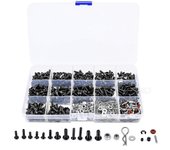 500pcs Rc Car Screws Kit M3 M4 Hex Screws Nut Shell Buckle Rc Repair Tool Kit para Traxxas Arrma 1/8