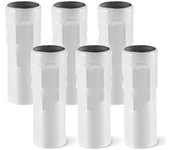 6 piezas de manguitos de goteo de velas tubos cubiertas de enchufe de candelabro para lámpara de pared lámpara de araña decoraciones de portalámpar...
