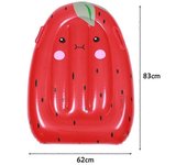 Colchón inflable de piscina de verano Flotadores de piscina Colchón de aire de PVC Tumbona flotante de agua Accesorios de piscina Fresa A CHINA