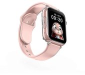 Niños 4g reloj inteligente sos gps rastreador de ubicación tarjeta sim videollamada wifi chat cámara linterna impermeable smartwatch para niños Rosa