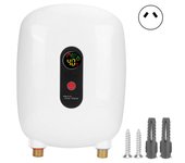 mini calentador de agua caliente eléctrico de frecuencia fija aparato de calentamiento de agua para ducha de bañoAU enchufe 220V 3500W