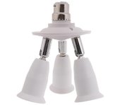 3/5 en 1 E26 E27 Lámpara adaptadora de casquillo LED de tornillo mediano estándar