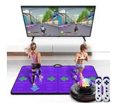 Esterilla de Yoga Estera de Baile Electrónica - Juego de Esterilla de Baile Antideslizante de Fitness de Entrenamiento para TV, Juego de Baile de D...