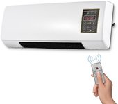 Calentador portátil y aire acondicionado Combo Escritorio montado en la pared 2 en 1 Calentador eléctrico Aire acondicionado para calefacción y ref...