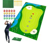 Colchonetas de bateo de golf, alfombrillas de golf de putt, alfombrillas de juego de astillado de golf, alfombrillas de juego de golf para el hogar...