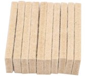 Pastillas de freno de bicicleta estática Almohadilla de arrastre de resistencia de fieltro de lana para girar pastillas de freno de bicicleta Par d...