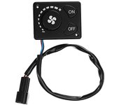 Interruptor de perilla del controlador del calentador de estacionamiento de 12 V / 24 V para el calentador de aire de la pista del automóvil Sumini...