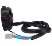 Control del interruptor de la bocina de la señal de giro de la motocicleta Cable de interruptor de bocina de luz de señal de giro a la izquierda ne...