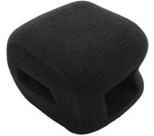 Funda de espuma de esponja a prueba de viento para Gopro Hero 5 4 Session Cam negro