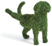 Decorativo Peeing Dog Topiary Ornamento realista Hogar Interior Decoración al aire libre A