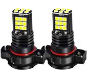 2pcs Luz de niebla Psx24w H16 Pwy24w Psy24w S19w Bombillas Led 3030 24smd