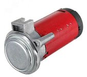 12v 150db Automotive Electrical Horn Air Pump Horn Air Compressor Horn Red Silver Motor Loud Compressor For Truck Van Lorry Boat