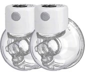 2pcs extractor de leche eléctrico portátil con pantalla LCD, extractor de leche manos libres con 2 modos y 9 niveles (,)