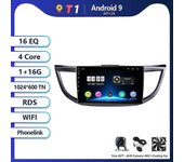 Redkid T8 8G 256G para Honda CRV CR-V 4 RM RE 2012 - 2016 Coche Radio Multimedia Reproductor de Video Navegación GPS Auto Android No 2Din DVD T1 1G...