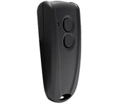 Mando a distancia para RSE2 RSC2 Mando a distancia de puerta de garaje 433MHZ Mando a distancia inalámbrico de puerta enrollable de 2 botones Negro