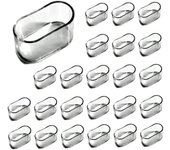 30 piezas Chair Leg Caps, oval Silicone Furniture Feet Pads Table Cover Floor Scratches Protectors-mxbc 20X40MM
