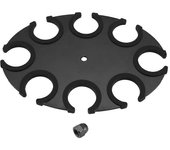 Soporte para micrófono, soporte para micrófono múltiple para micrófonos con cable e inalámbricos, organizador de micrófono múltiple y pantalla para...