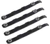 JUMPHERO Paquete de 4 Chasis Rieles de montaje de disco duro Chasis Rieles de disco duro para soporte de disco duro de 3.5 pulgadas, negro