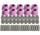 50pcs Plasma Cutter Kit Compatible Ag-60 Sg-55 Wsd-60 Fit Cut-60 Lgk-60 Mejor Regalo