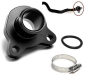Accesorio de manguera de agua de aluminio para N54 335i 335xi 135i 325i 330i 3.0l 11537544638-YVAN Negro