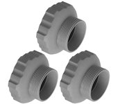 3 piezas 11239 adaptador de manguera para pieza, adaptador de manguera de vacío de piscina adaptador de manguera de skimmer de piscina para el trab...