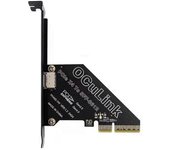 Tarjeta de expansión PCIe 4.0 x4 a Oculink SFF8611/8612 a SSD SFF-8639 U.2 para tarjeta gráfica externa para Win/Linux Negro