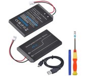 Batería del mando de PS3 LIP1359 LIP1859 LIP1427 paquete de baterías compatible con el mando Bluetooth Sony Playstation 3 PS3 Dualshock 3 2 baterías