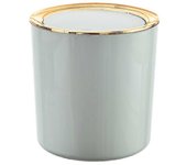 Cubo de basura - Papelera, Contenedor de basura Contenedor para baño principal / de invitados - Contiene basura / reciclaje Verde claro