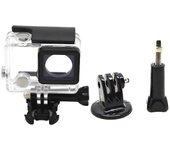 Para estuche de carcasa impermeable para Hero 4 Hero3 + hero 3 Caja protectora subacuática para accesorios Go Pro como se muestra
