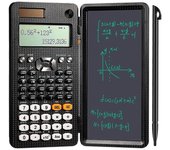 Calculadora científica con calculadora matemática de escritura LCD adecuada para la calculadora solar de la escuela (991ES Negro