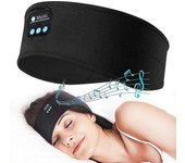Auriculares para dormir Diadema Bluetooth, Auriculares inalámbricos para diadema Negro