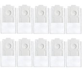 Reemplazo de bolsas de polvo de 10 piezas para -RDB95 Jet Bot + Jet Bot AI+ Accesorios de la estación de limpieza de robot aspirador Blanco