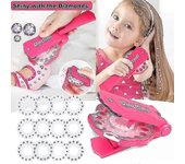 Shining Bling Diamond Hair Sparkle Stapler Machine Set Gemas para regalos de decoración
