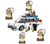 En stock MOC Compatible 21108 Ghost Busters Ecto-1 Película Bloques de construcción de automóviles Juguetes de bricolaje Modelo de ensamblaje para ...
