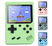 Incorporado 500 juegos clásicos Consola de videojuegos retro Regalo para niños verde