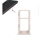 2 x Bandeja para tarjetas SIM para Vivo Y55 Oro