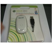 Nuevo adaptador de receptor de juegos con mando inalámbrico para PC de Microsoft Xbox 360 Blanco
