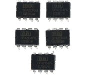 5pcs Op Amp Ic Bb / ti Dip-8 Opa2134pa Opa2134 100% genuino y de alta calidad