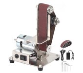 775 Amoladora multifuncional Mini lijadora de banda eléctrica Rectificadora pulidora de bricolaje 110?240VEU Enchufe