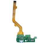 Para Alcatel 1S (2020) 5028 Conector de muelle Puerto de carga Pieza de reparación de cable flexible (sin logotipo)