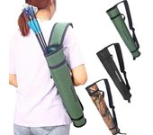 Nuevo soporte de carcaj de flecha Bolsa de flecha de tela Oxford Bolsa de almacenamiento de arco colgante de cintura portátil para accesorios de ti...