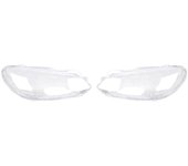 1 par de pantalla de faro de automóvil cubierta de faro transparente (LH + RH) 5K1941751D 5K1941752D para Golf VI