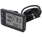 S866 Medidor LCD de pantalla de bicicleta eléctrica 24V 36V 48V Panel de control de scooter eléctrico con enchufe SM